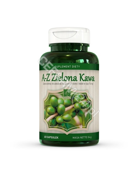 A-Z MEDICA A-Z Zielona Kawa 600 mg x 60 kaps