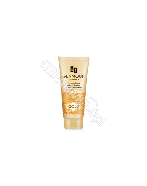 OCEANIC AA Glamour rozświetlający balsam do ciała ze złotymi drobinkami GOLD 200 ml