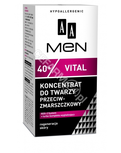 OCEANIC Aa men vital 40+ - koncentrat przeciwzmarszczkowy 40+ 50 ml