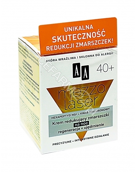 OCEANIC AA Mezzolaser 40+ krem redukujący zmarszczki na noc 50 ml