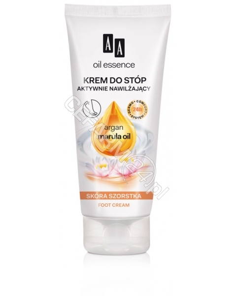 OCEANIC Aa Oil Essence aktywnie nawilżający krem do stóp do skóry szorstkiej Argan & Marula oil 75 ml