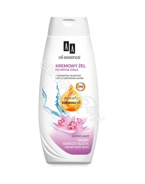 OCEANIC Aa Oil Essence kremowy żel do mycia ciała do skóry bardzo suchej Avocado & Babassu oil 250 ml