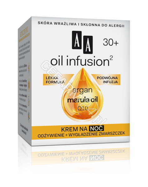 OCEANIC AA Oil Infusion 30+ krem na noc ODŻYWIENIE + WYGŁADZENIE ZMARSZCZEK 50 ml