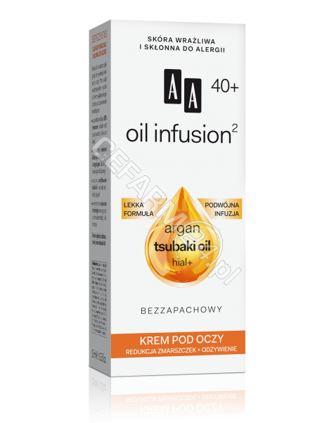 OCEANIC AA Oil Infusion 40+ krem pod oczy REDUKCJA ZMARSZCZEK + ODŻYWIENIE 15 ml