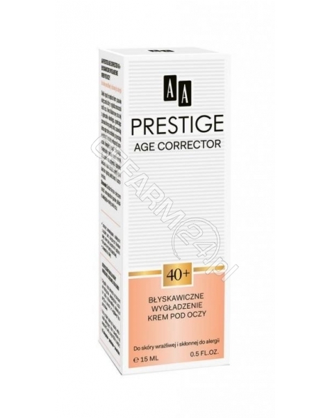 OCEANIC AA Prestige Age Corrector 40+ błyskawiczne wygładzenie krem pod oczy 15 ml