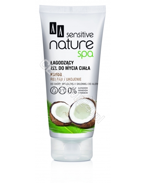 OCEANIC Aa sensitive nature spa kokos łagodzący żel do mycia ciała 200 ml