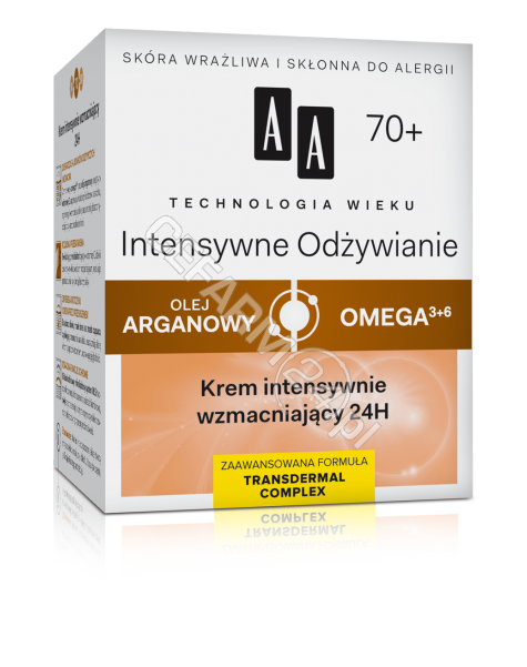 OCEANIC AA Technologia Wieku Intensywne Odżywienie 70+ krem intensywnie wzmacniający 24h 50 ml