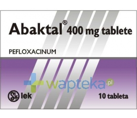 SANDOZ GMBH Abaktal tabletki powlekane 400mg 10 sztuk