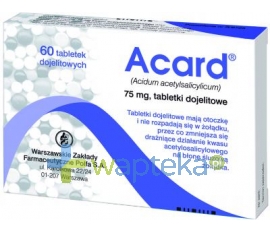 WARSZAWSKIE ZAKŁ.FARM. POLFA S.A. Acard 75mg x 60 tabletek