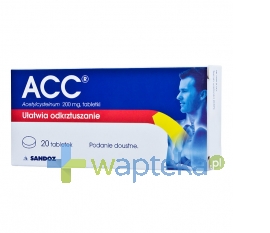 SANDOZ GMBH ACC 0,2 g 20 tabletek 18291