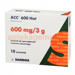 SANDOZ ACC HOT, 600mg, 10 saszetek