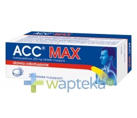 SANDOZ GMBH ACC MAX 0,2g 20 tabletek musujących