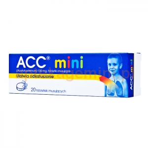 SANDOZ ACC mini, 100mg, od 3 lat, 20 tabletek musujących