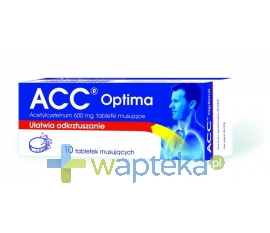 SANDOZ GMBH ACC optima 600 mg 10 tabletek musujących