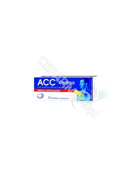SANDOZ Acc optima 600 mg x 10 tabl musujących