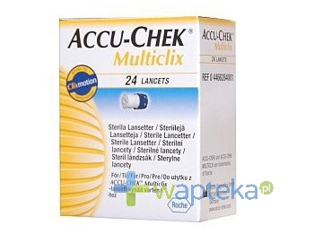 ROCHE DIAGNOSTICS GMBH Accu-Chek Multiclix Lancets 24 sztuki