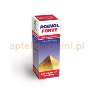 GALENA Acenol Forte 500mg, 20 tabletek OKAZJA