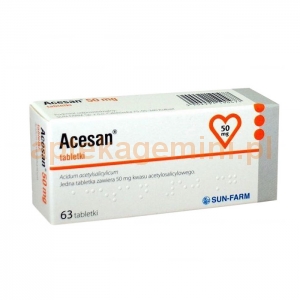 SUN FARM Acesan 50mg, 63 tabletki