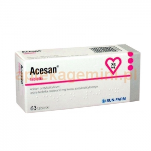 SUN FARM Acesan 75mg, 63 tabletek