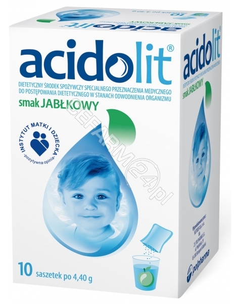 POLPHARMA Acidolit jabłkowy x 10 sasz po 4,4 g