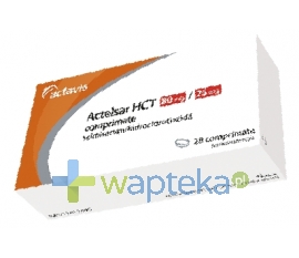 ACTAVIS GROUP PTC EHF Actelsar HCT 80mg + 12,5mg tabletki 28 sztuk