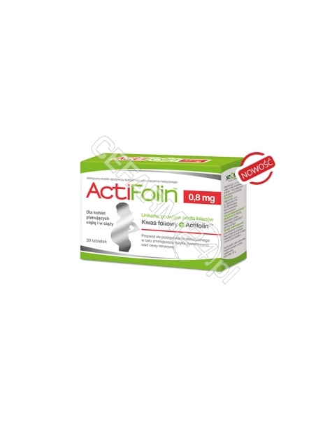 SEQUOIA Actifolin 0,8 mg x 30 tabl