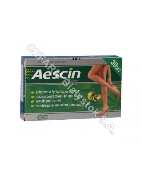 TEVA KUTNO Aescin 20 mg x 30 tabl powl