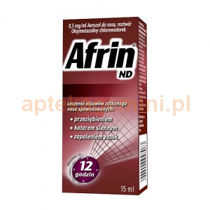 SCHERING-PLOUGH Afrin ND, aerozol do nosa płyn, 15ml