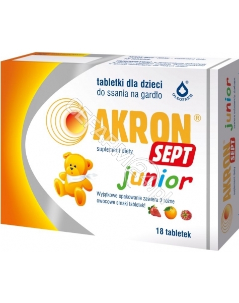 OLEOFARM Akron sept junior x 18 tabl do ssania