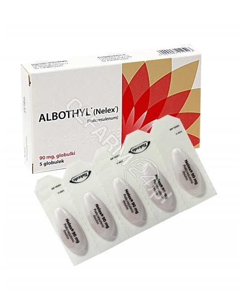 INPHARM Albothyl 90 mg x 5 globulek dopochwowych (import równoległy - Inpharm)