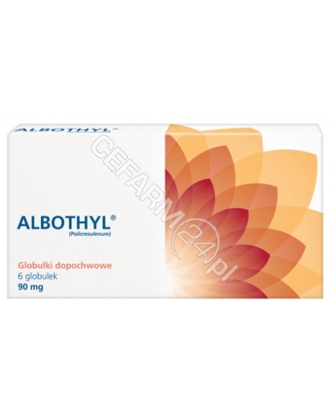 BYK GULDEN Albothyl 90 mg x 6 globulek dopochwowych