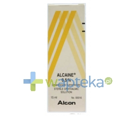 ALCON POLSKA SP. Z O.O. Alcaine krople do oczu 0,5% 15 ml