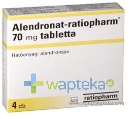 RATIOPHARM GMBH Alendronat-ratiopharm 70 tabletki 70mg 4 sztuki