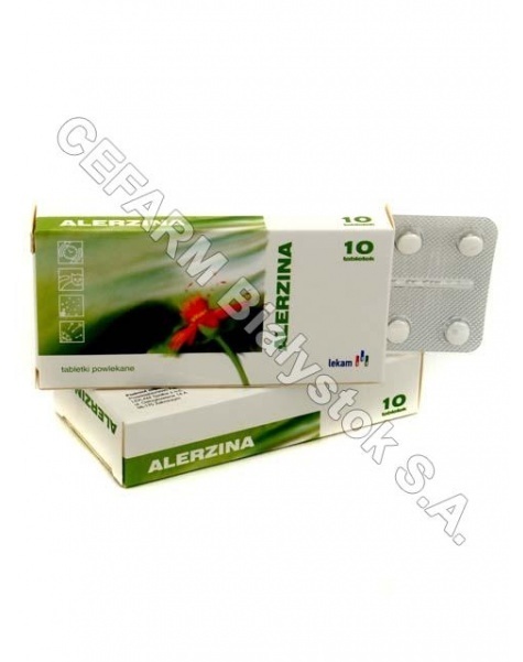 LEK-AM Alerzina 10 mg x 10 tabl (data ważności <span class=