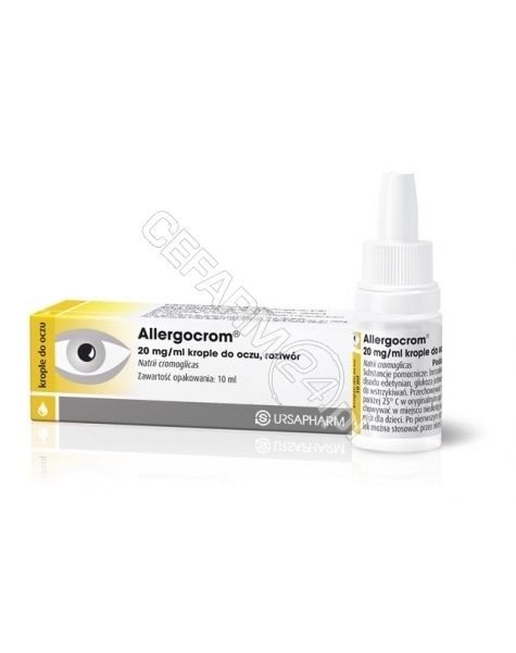 URSAPHARM Allergocrom krople do oczu 20 mg/ml 10 ml