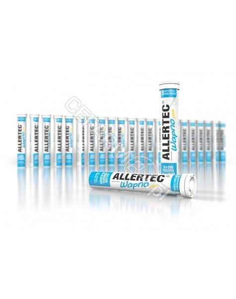 POLPHARMA Allertec wapno plus x 20 tabletek musujących