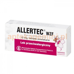 POLFA WARSZAWA Allertec WZF 10mg, 7 tabletek