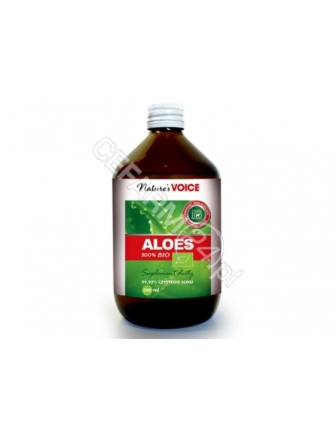 NATURE'S VOICE Aloes 100% bio płyn 500 ml