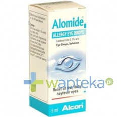 ALCON POLSKA SP. Z O.O. Alomide 0,1% krople do oczu 5 ml