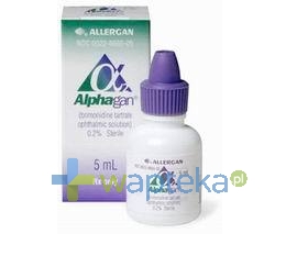 ALLERGAN SP. Z O.O. Alphagan 0,2% krople do oczu 5 ml