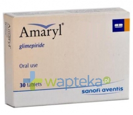 SANOFI AVENTIS SP. Z O.O. Amaryl 1 tabletki 1mg 30 sztuk