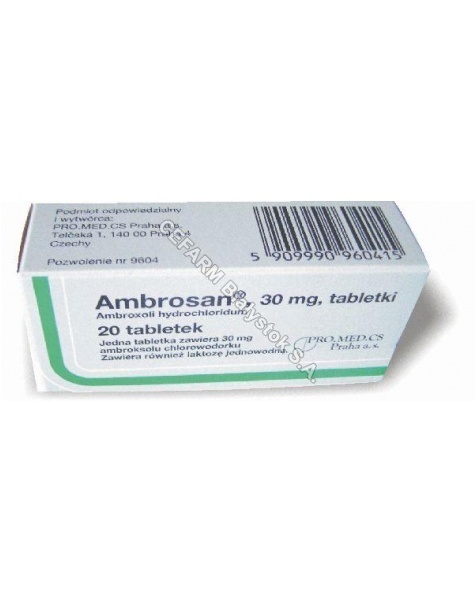 PRO.MED Ambrosan 30 mg x 20 tabl