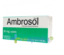 TEVA PHARMACEUTICALS POLSKA SP. Z O. O. Ambrosol 30mg 20 tabletek