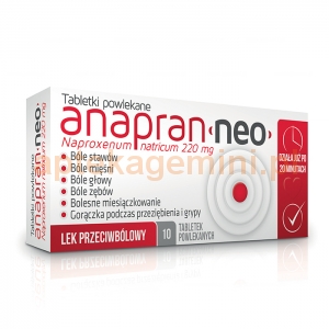 POLFA PABIANICE Anapran neo 220mg, 10 tabletek