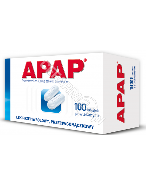 US PHARMACIA Apap 500 mg x 100 tabl powlekanych