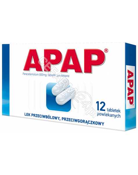 US PHARMACIA Apap 500 mg x 12 tabl powlekanych