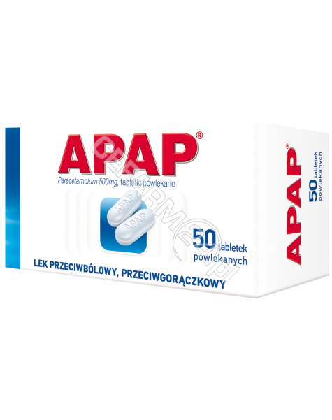 US PHARMACIA Apap 500 mg x 50 tabl powlekanych