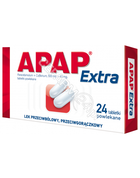 US PHARMACIA Apap extra x 24 tabl powlekanych