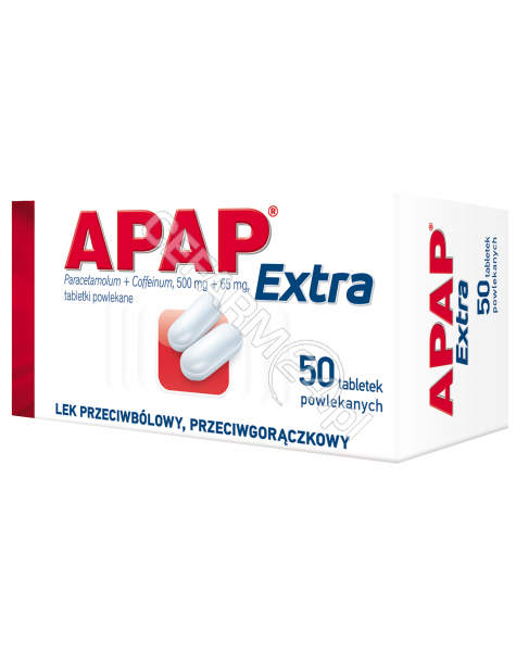 US PHARMACIA Apap extra x 50 tabl powlekanych