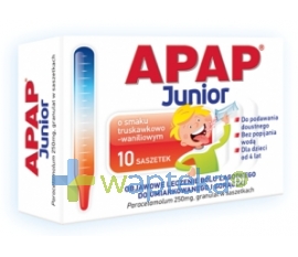 US PHARMACIA SP. Z O.O. Apap Junior 10 saszetek